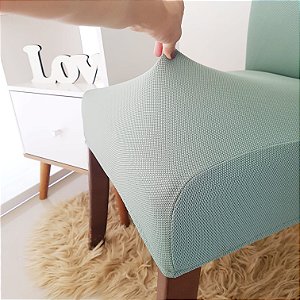 CAPA PARA CADEIRA VERDE LUXO  - TAMANHO UNIVERSAL AJUSTÁVEL