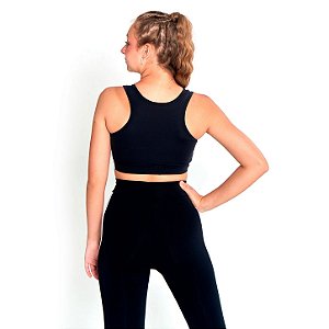 CALÇA LEGGING COM RECORTE NA LATERAL ADULTO