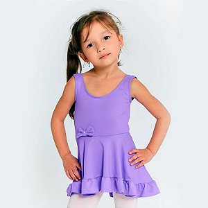 COLLANT COM SAIA E LAÇO COM STRASS INFANTIL