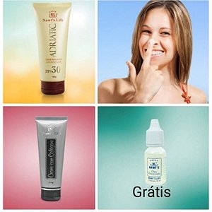 Adriatic fps30 e Colágeno Nawts life grátis óleo vitaminado