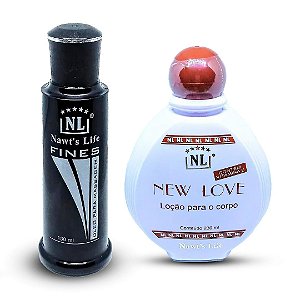 Loção New Love e Óleo Fines Nawts Life Promoção
