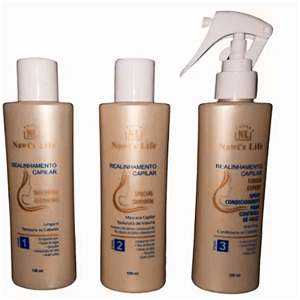 Kit Realinhamento Capilar Nawts Life Para Cabelos Completo