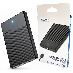 Case Externo USB 3.0 para HDD 2.5 Exbom!