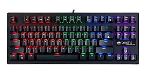 Teclado Mecânico Bright Gamer Compact - GTC559 Preto