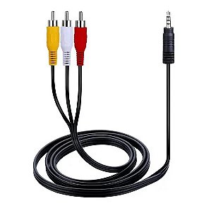 Cabo AV RCA Universal – Conecte sua TV Box em TVs - B-Max