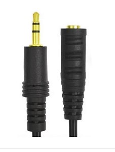 Cabo Extensor Extensão Fone P2 Macho X Fêmea 1,5 Metros
