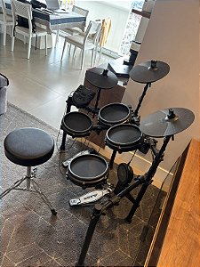 Bateria Eletrônica Alesis Nitro Mesh Kit – 8 Peças com Módulo