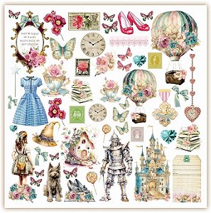 Papel Scrapbook 07 - Dany Peres - Coleção Dorothy