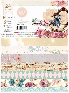 Bloco Papel Scrapbook A4 - Dany Peres - Coleção Dorothy