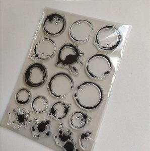 Carimbo de silicone Manchas e Respingos
