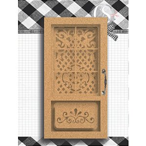 Portinha em mdf - Carina Sartor - Coleção Garden