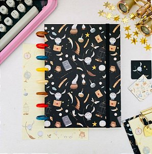Caderno de Discos A5 com Folhas Decoradas Buendia - Magia