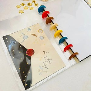 Pasta com 40 Plásticos de Discos A5 Buendia - Magia