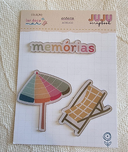 Acrílico Memórias - Coleção Lar Doce Mar