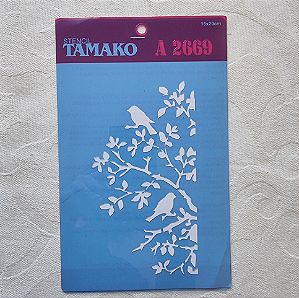 Stencil Tamako 15x20cm Pássaros (A2669)