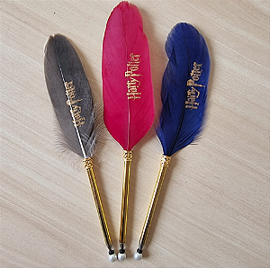 Caneta Pena Harry Potter Tinta Azul