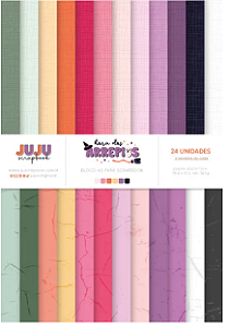 Bloco A5 para Scrapbook Coleção Hora dos Arrepios Juju Scrapbook