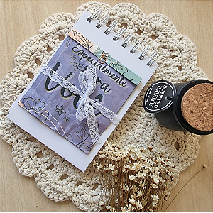 Caderno para Colagem Papel Retrô - Capa Dura A6