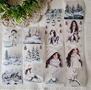 LOOP Pet Tape Papel Retrô Belezas de Inverno 2