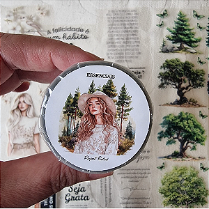 PET Tape Cristal Destacável Lacrada - Essenciais - Papel Retrô