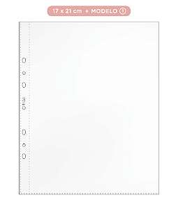 Kit de 10 Plásticos para Álbum 17 x 21cm - Modelo 1 | JuJu Scrapbook