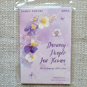 Bloco de Papéis e Vellum 30 pcs - Dreamy Purple