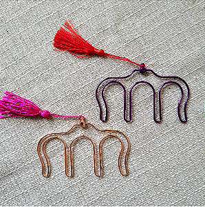 Prendedor de Página Vintage com Pingente