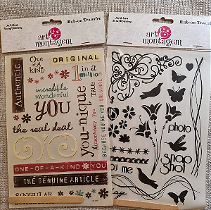 Adesivos de Transferência Art e Montagem