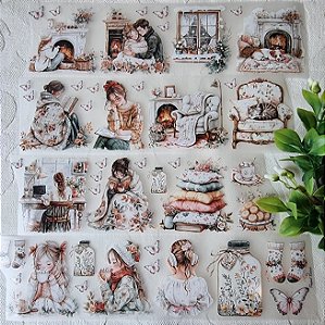 LOOP Pet Tape Papel Retrô - Delicadeza Vintage 2