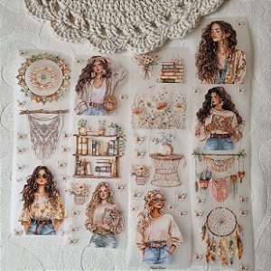 LOOP Pet Tape Papel Retrô - Boho Vibes 1