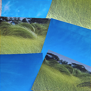 Papéis Estampados A5 Papel Retrô 8pçs - Céu e Grama