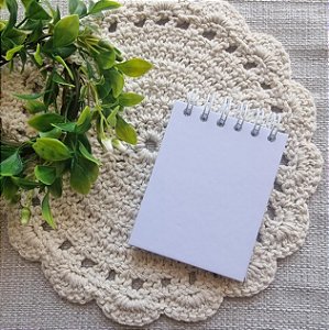 Caderno para Colagem Papel Retrô - Capa Dura A7