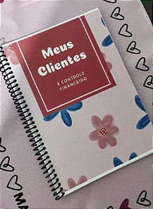 Caderno controle financeiro e clientes