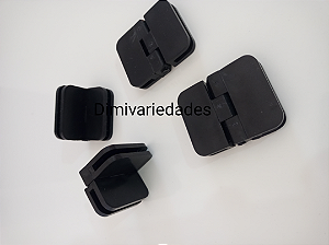 DOBRADIÇAS CONECTIVOS PARA VIDRO DE 4 mm (PAR)