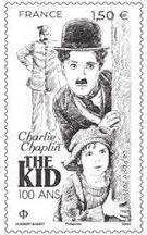 2021 - França - Chaplin - The Kid 100 anos - (mint)