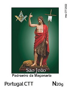 2022 Portugal - São João - Padroeiro da Maçonaria (personalizado)