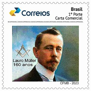 2023 - Lauro Müller 160 anos - SP (MINT)