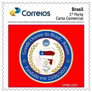 2023 - Grande Oriente Baiano - Fundação - SP (MINT)