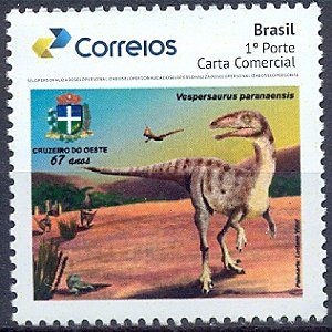 2019 - 67 anos de Cruzeiro do Oeste/PR - dinossauro Vespersaurus paranaensis - SP