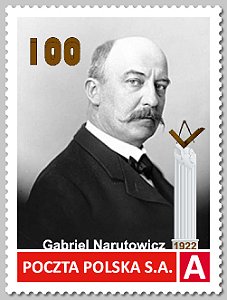 Polônia - Presidente Gabriel Narutowicz - 100 anos de morte