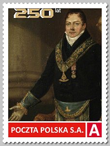 2023 - Polônia - Augusto Frederico, Duque de Sussex 250 anos