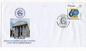 2016  60 anos da Grande Loja Maçônica de Santa Catarina Envelope