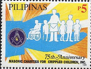 1999 - Filipinas - Fundação Maçônica para auxilio de crianças deficientes - MINT