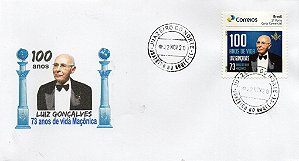 2020 - 100 anos de Luiz Gonçalves, maçom mais antigo em atividade no Brasil - Envelope novo