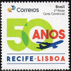 2017 50 Anos do voo Recife Lisboa (SP) mint