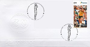 2023 - Oscar Schmidt - o Maior pontuador de Basquete Mundial - S.I  FDC env. olho de boi
