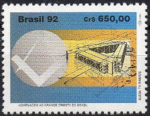 1992 Homenagem ao Grande Oriente do Brasil