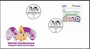 2024 World Conference - Conferência Mundial da Maçonaria - FDC oficial do evento