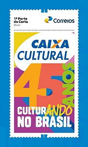2025 45 anos Caixa Cultural  - série de 9 selos institucionais S.I