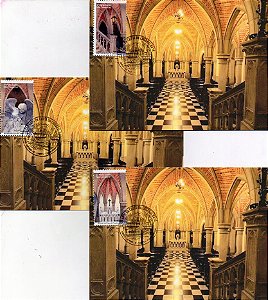 2019 100 anos da Cripta da Catedral Metropolitana SP conj 6 lindos máximos MPs